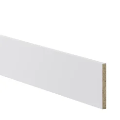 GoodHome Plinthe de cuisine Balsamita Blanc H. 15 cm x l. 2.4 m x Ep. 16 mm- Plinthe De Cuisine
