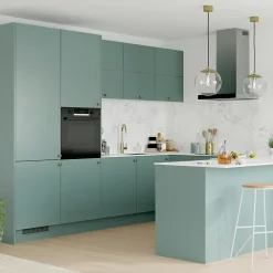 GoodHome Plinthe de cuisine Stevia vert H. 15 x l. 240 x Ep. 1,6 cm- Plinthe De Cuisine