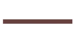 Plinthe de cuisine rouge brique L. 240 x l. 15 cm Palma- Plinthe De Cuisine