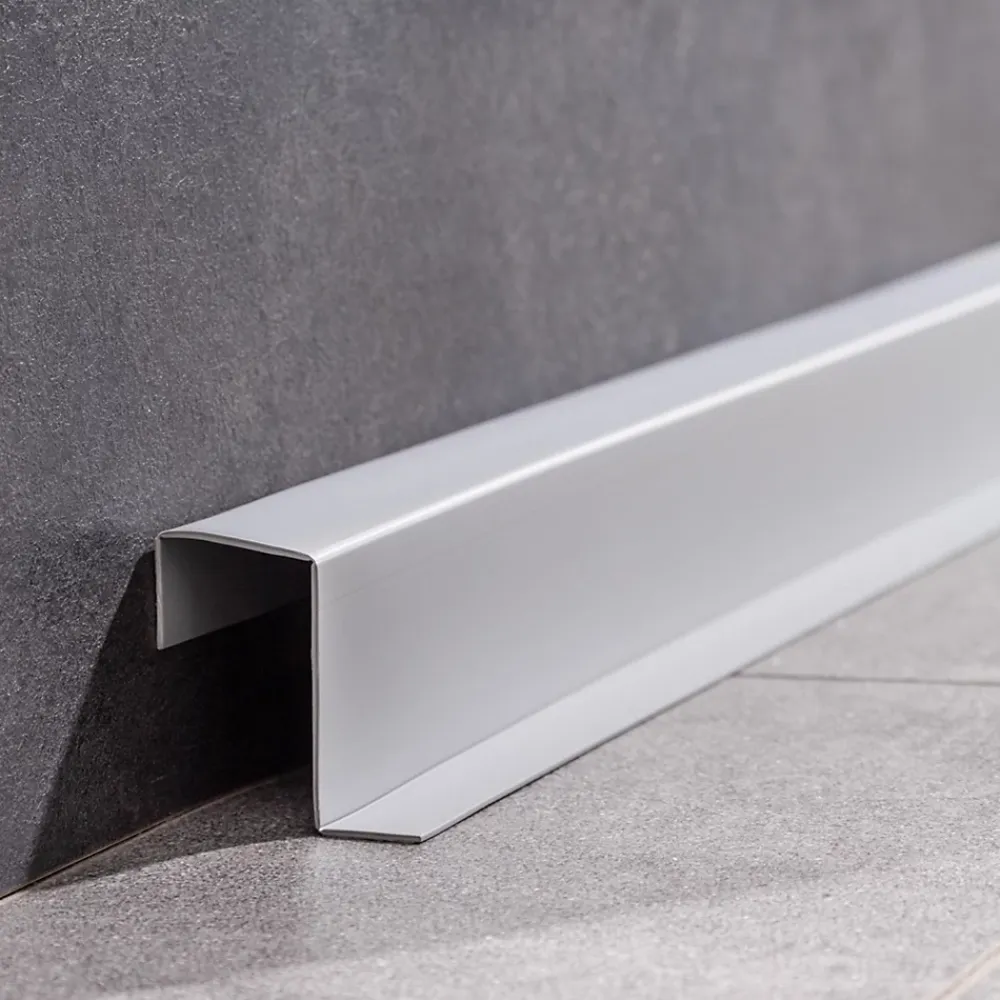 Quest Plinthe de finition W2 en PVC 4,en,1 120 mm, baguette autocollante, masquante, plinthe souple pour sol et mur, bronze, 25 m- Plinthe Pour Sol En Vinyle Et Pvc