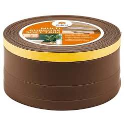 Quest Plinthe de finition W2 en PVC 4,en,1 120 mm, baguette autocollante, masquante, plinthe souple pour sol et mur, bronze, 25 m- Plinthe Pour Sol En Vinyle Et Pvc