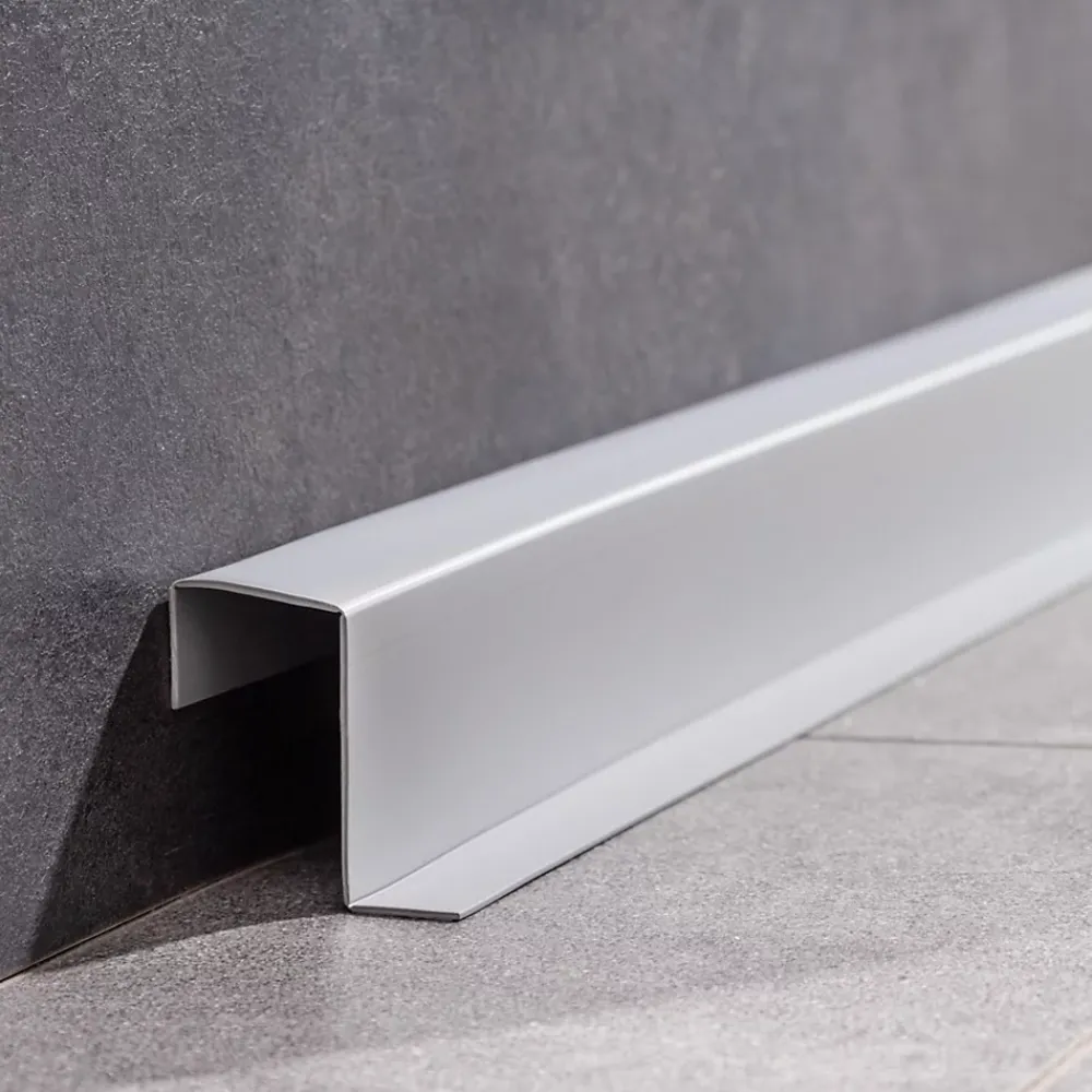 Quest Plinthe de finition W2 en PVC 4,en,1 120 mm, baguette autocollante, masquante, plinthe souple pour sol et mur, bronze, 25 m- Plinthe Pour Sol En Vinyle Et Pvc