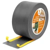 Quest Plinthe de finition W1 en PVC 6,en,1 120 mm, baguette autocollante, masquante, plinthe souple pour sol et mur, gris foncé, 15 m- Plinthe Pour Sol En Vinyle Et Pvc