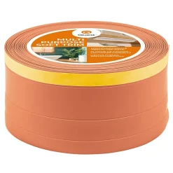 Quest Plinthe de finition W2 en PVC 4,en,1 120 mm, baguette autocollante, masquante, plinthe souple pour sol et mur, brique, 5 m- Plinthe Pour Sol En Vinyle Et Pvc