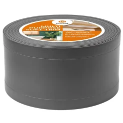 Quest Plinthe de finition W1 en PVC 6,en,1 120 mm, baguette autocollante, masquante, plinthe souple pour sol et mur, gris foncé, 25 m- Plinthe Pour Sol En Vinyle Et Pvc
