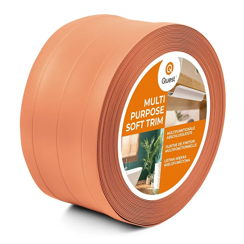 Quest Plinthe Pour Sol En Vinyle Et Pvc<Plinthe de finition W3 en PVC 4,en,1 95 mm, baguette autocollante, masquante, plinthe souple pour sol et mur, brique, 10 m