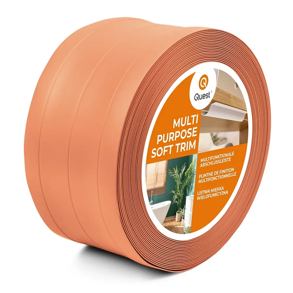 Quest Plinthe Pour Sol En Vinyle Et Pvc<Plinthe de finition W3 en PVC 4,en,1 95 mm, baguette autocollante, masquante, plinthe souple pour sol et mur, brique, 10 m