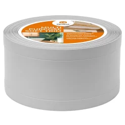 Quest Plinthe Pour Sol En Vinyle Et Pvc<Plinthe de finition W1 en PVC 6,en,1 120 mm, baguette autocollante, masquante, plinthe souple pour sol et mur, gris, 15 m