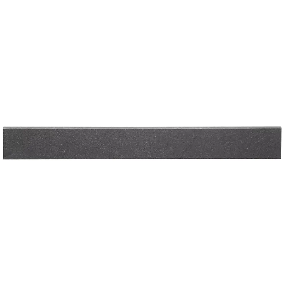 GoodHome Plinthe Pour Carrelage Sol<Plinthe en carrelage anthracite effet ardoise L.61 x l.7,5 cm x ép.9 mm, Slate