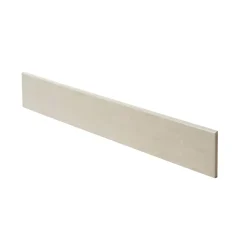GoodHome Plinthe Pour Carrelage Sol<Plinthe en carrelage beige effet beige L.60 x l.8 cm x ép.8 mm, Soft Travertin
