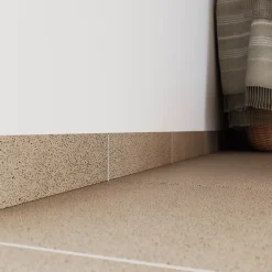 Plinthe en carrelage beige mat L.33,3 x l.7.5 cm x ép.7 mm, Porphyre- Plinthe Pour Carrelage Sol
