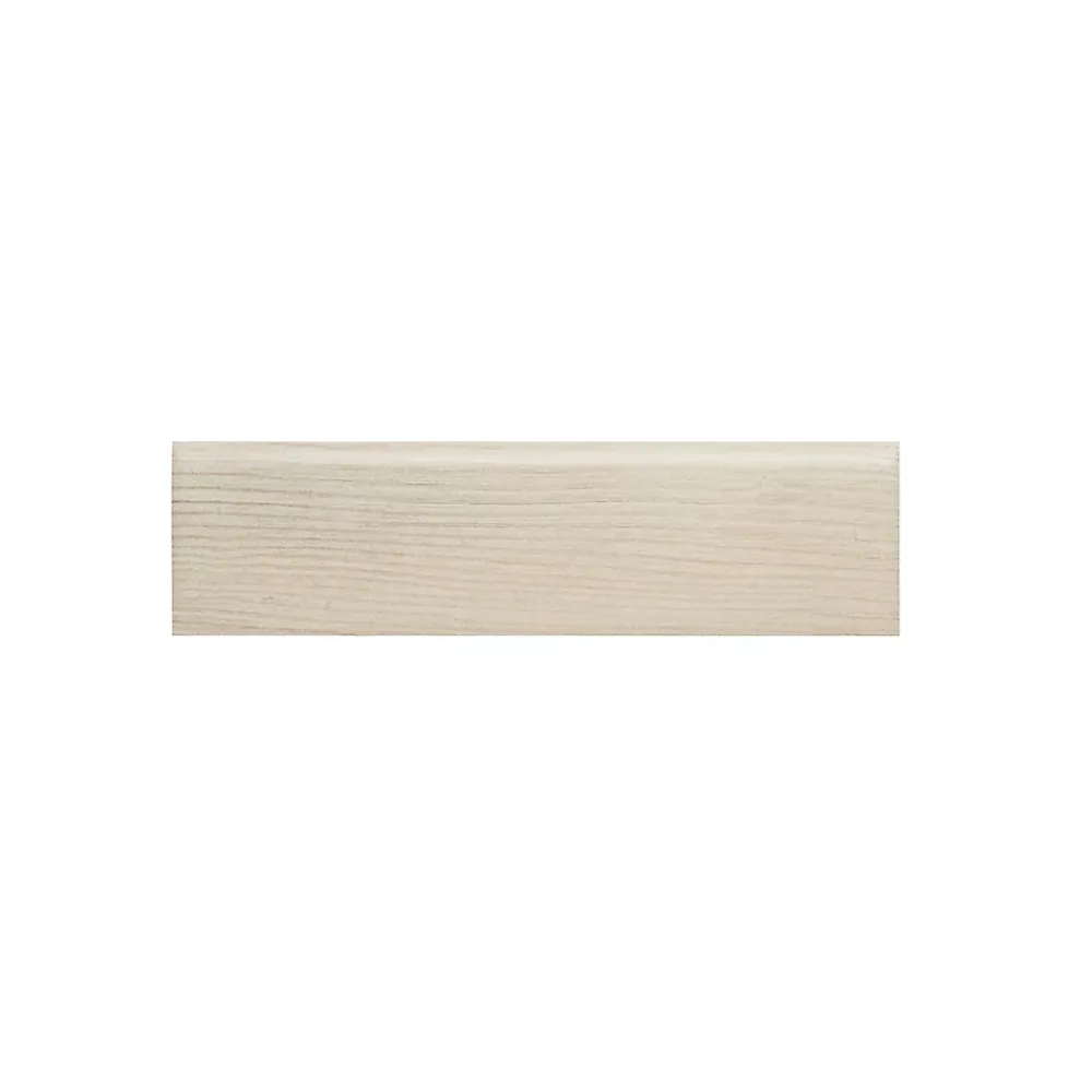 Plinthe en carrelage beige effet bois L.30 x l.7,5 cm x ép.8,7 mm, Norwegio- Plinthe Pour Carrelage Sol