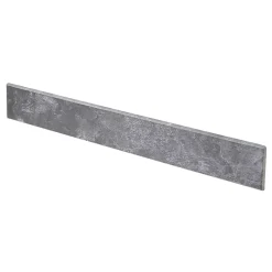 GoodHome Plinthe en carrelage effet pierre anthracite L.61,5 x l.7,5 cm x ép.9 mm, Shaded- Plinthe Pour Carrelage Sol