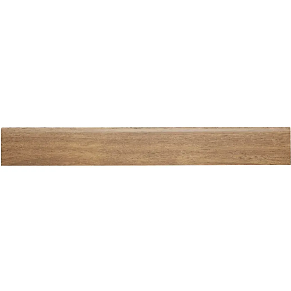 GoodHome Plinthe en carrelage effet bois miel L.60 x l.8 cm x ép.9 mm, Rustic Wood- Plinthe Pour Carrelage Sol
