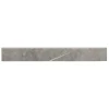 Colours Plinthe en carrelage effet marbre gris mat L.60 x l.8 cm x ép.10 mm, Ultimate Marble- Plinthe Pour Carrelage Sol