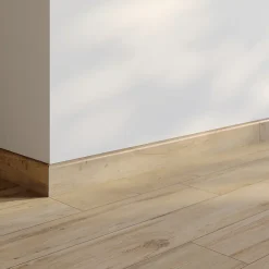 Plinthe Pour Carrelage Sol<Plinthe en carrelage effet bois brut mat L.45 x l.7,5 cm x ép. 8,5mm Shireen bone Skirting
