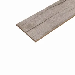 GoodHome Plinthe Pour Carrelage Sol<Plinthe en carrelage effet chêne gris mat L.45 cm x l.8 cm x ép.10 mm, Vintage Oak