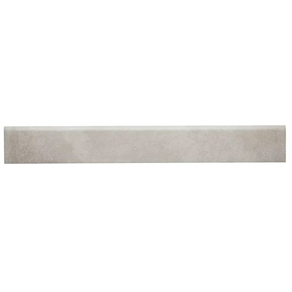 GoodHome Plinthe Pour Carrelage Sol<Plinthe en carrelage gris mat L.60 x l.8 cm x ép.10 mm, Smooth