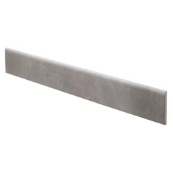 GoodHome Plinthe en carrelage gris foncé mat L.60 x l.8 cm x ép.10 mm, Smooth- Plinthe Pour Carrelage Sol