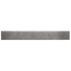 GoodHome Plinthe en carrelage gris foncé mat L.60 x l.8 cm x ép.10 mm, Smooth- Plinthe Pour Carrelage Sol