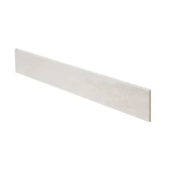 GoodHome Plinthe en carrelage ivoire effet pierre L.60 x l.8 cm x ép.8 mm, Soft Travertin- Plinthe Pour Carrelage Sol
