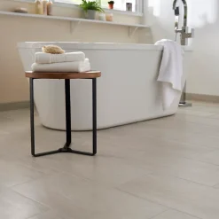 GoodHome Plinthe en carrelage ivoire effet pierre L.60 x l.8 cm x ép.8 mm, Soft Travertin- Plinthe Pour Carrelage Sol