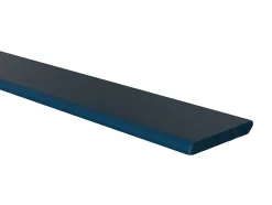 Plinthe en MDF arrondie Ninna couleur bleue 10X70mm L.2,44m- Panneau Décoratif En Bois|Moulure