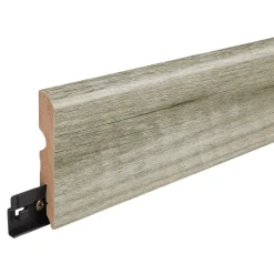 GoodHome Plinthe Bois|Plinthe Bois<Plinthe en MDF, résistant à l'eau coloris gris brun 220 x 8 cm Décor 360 (vendue à la pièce)