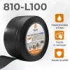Quest Plinthe en PVC Flexible 100x25mm, 1m, Plinthe Souple et Élastique pour Finitions et Surfaces de Jonction, noir- Plinthe Pour Sol En Vinyle Et Pvc
