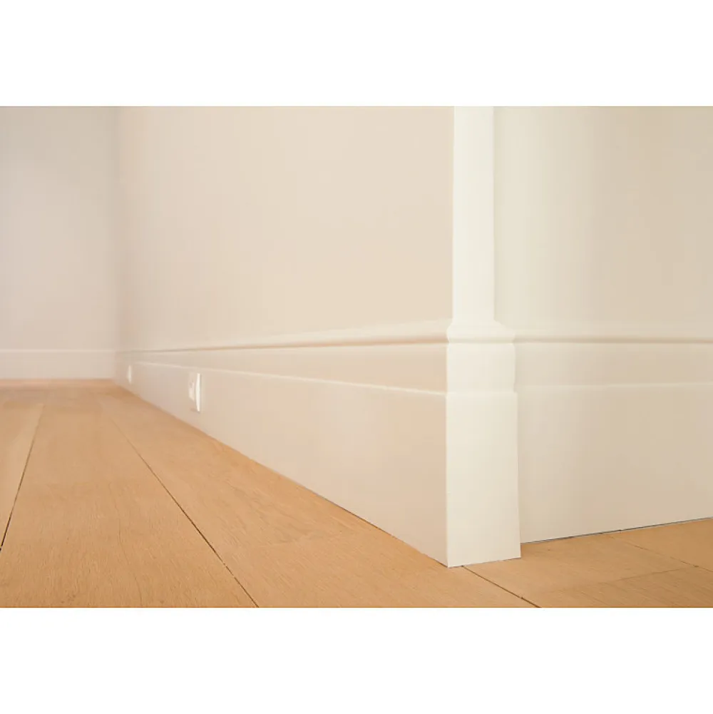 Orac Decor Plinthe haute SX156 qui adoucit la transition mur et sol- Plinthe Pour Parquet Et Stratifié