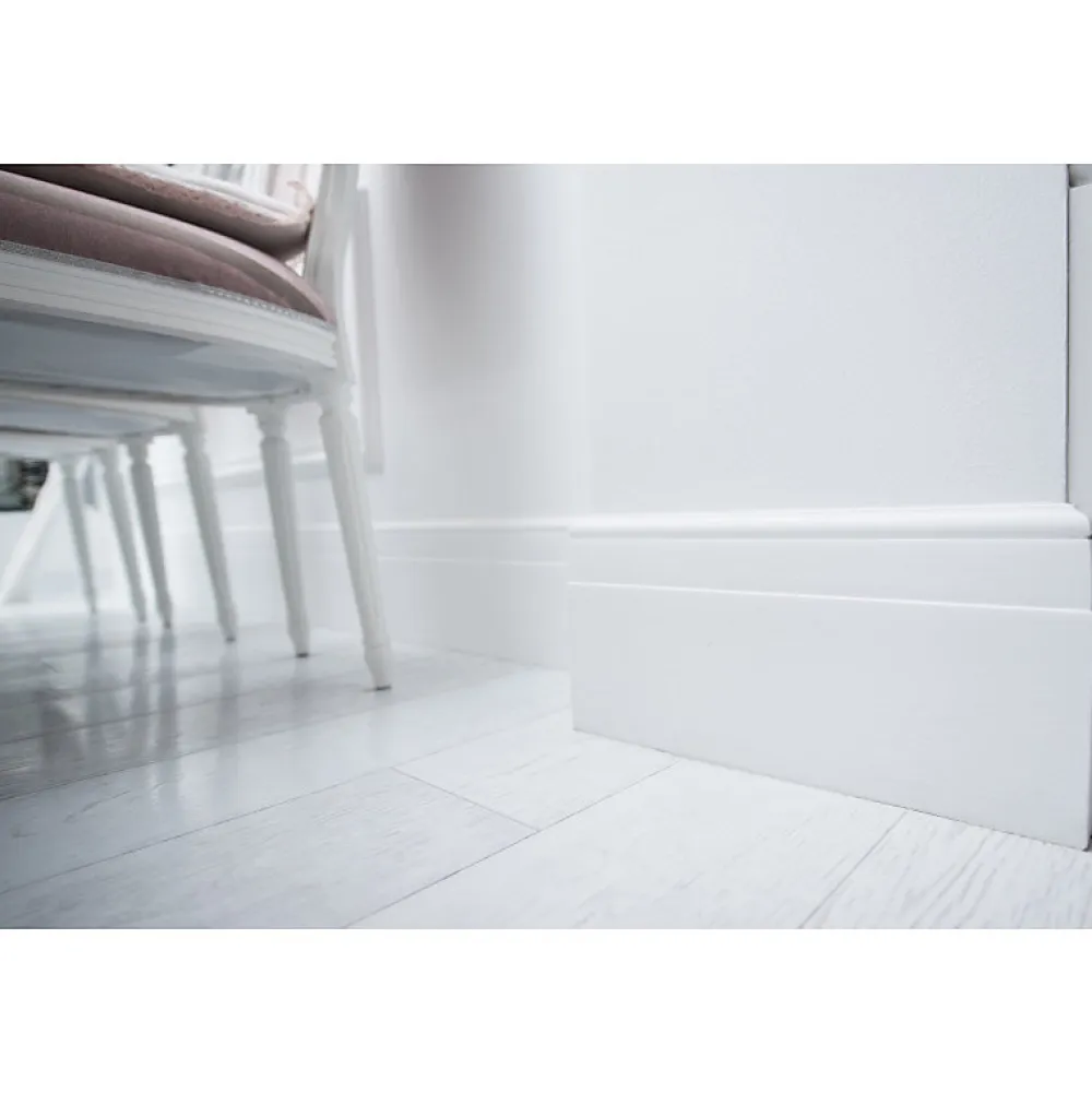 Orac Decor Plinthe haute SX156 qui adoucit la transition mur et sol- Plinthe Pour Parquet Et Stratifié