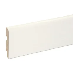 GoodHome Plinthe MDF 220 x 8 cm blanche (vendue à la pièce)- Plinthe Pour Parquet Et Stratifié