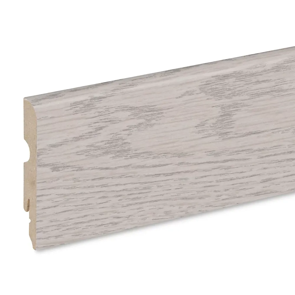 Plinthe Pour Parquet Et Stratifié<Plinthe MDF 220 x 8 cm Décor 30 chêne blanc (vendue à la pièce)