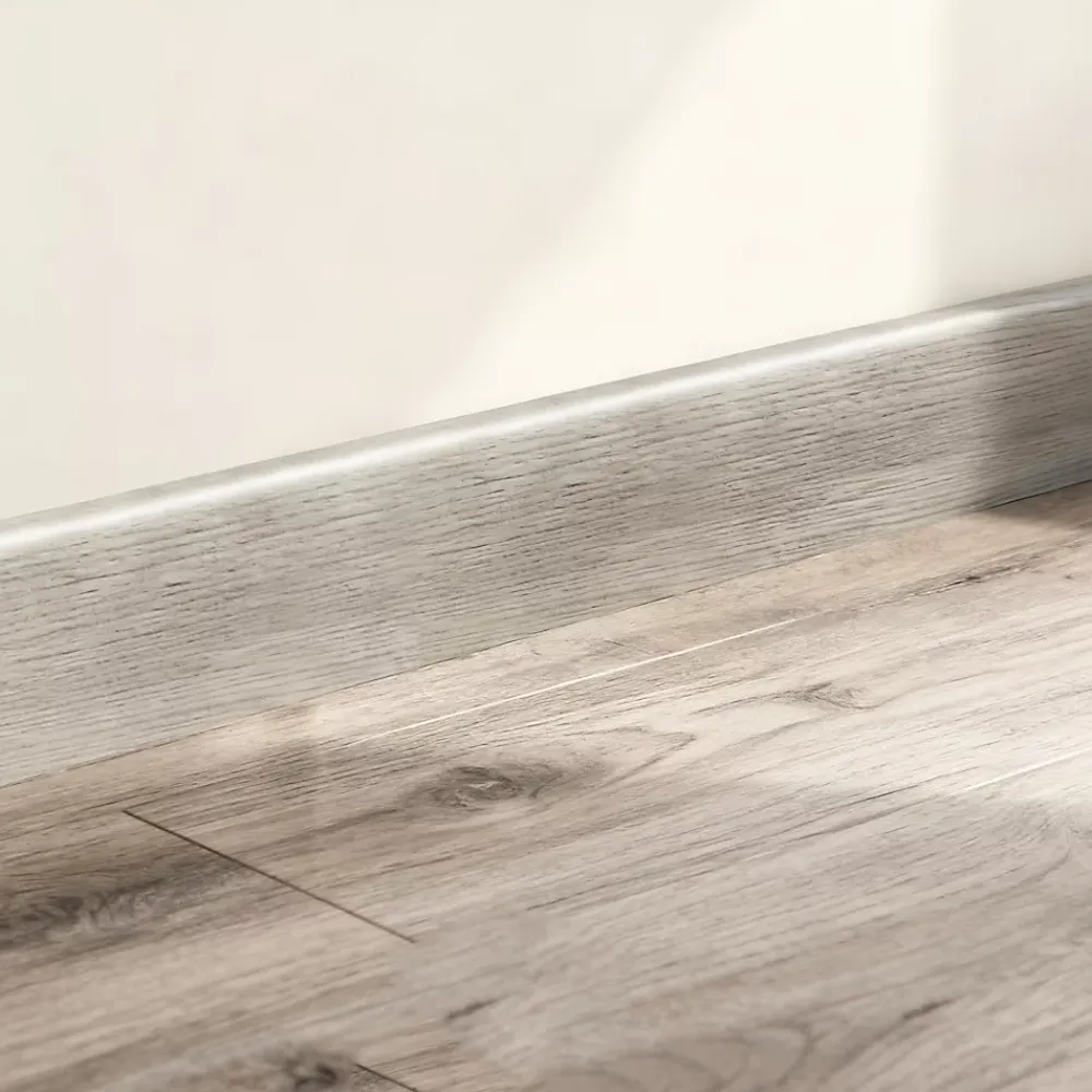 GoodHome Plinthe Pour Parquet Et Stratifié<Plinthe MDF 220 x 8 cm Décor 65 gris