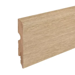 GoodHome Plinthe MDF arrondie, effet chêne , décor 11, H.8 cm x L.220 cm x ép.13 mm ( vendue à la pièce)- Plinthe Pour Parquet Et Stratifié