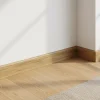 GoodHome Plinthe Bois|Plinthe Bois<Plinthe MDF, effet chêne clair , décor 390, H.8 cm x L.220 cm, résistant à l'eau (vendue à la pièce)