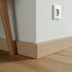 GoodHome Plinthe MDF, effet chêne , décor 125, H.8 cm x L.220 cm x ép.13 mm (vendue à la pièce)- Plinthe Pour Parquet Et Stratifié
