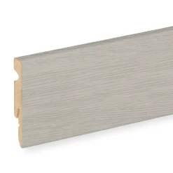 GoodHome Plinthe MDF, effet chêne grisé , décor 40 , H.6 cm x L. 220 cm x ép.11mm (vendue à la pièce)- Plinthe Pour Parquet Et Stratifié
