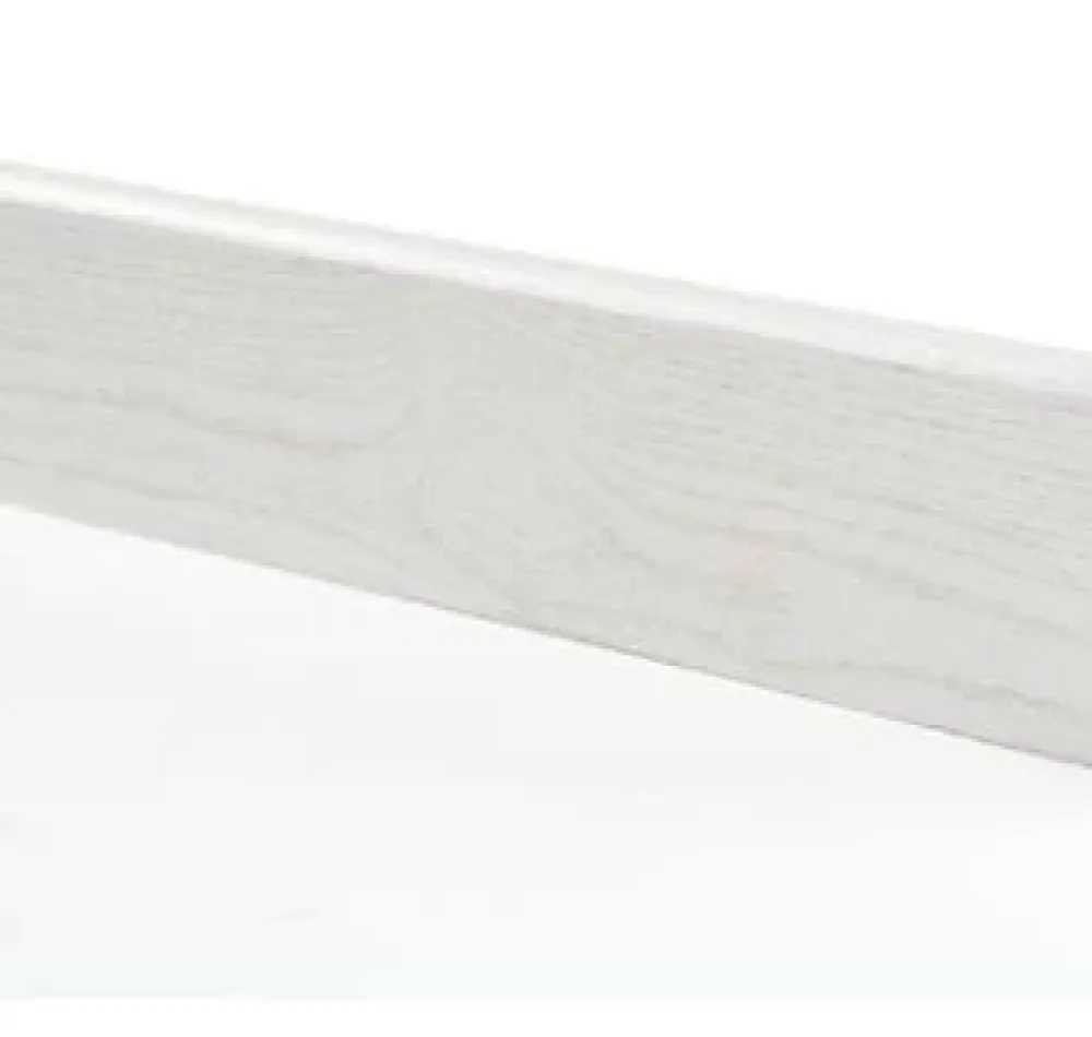 Plinthe MDF frêne blanc L.220 x l.7 x ep. 1 cm- Lambris Mural