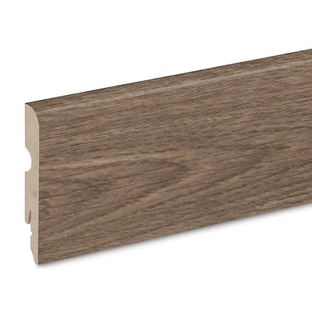 GoodHome Plinthe Pour Parquet Et Stratifié<Plinthe MDF aspect bois 220 x 8 cm décor 200 effet chêne