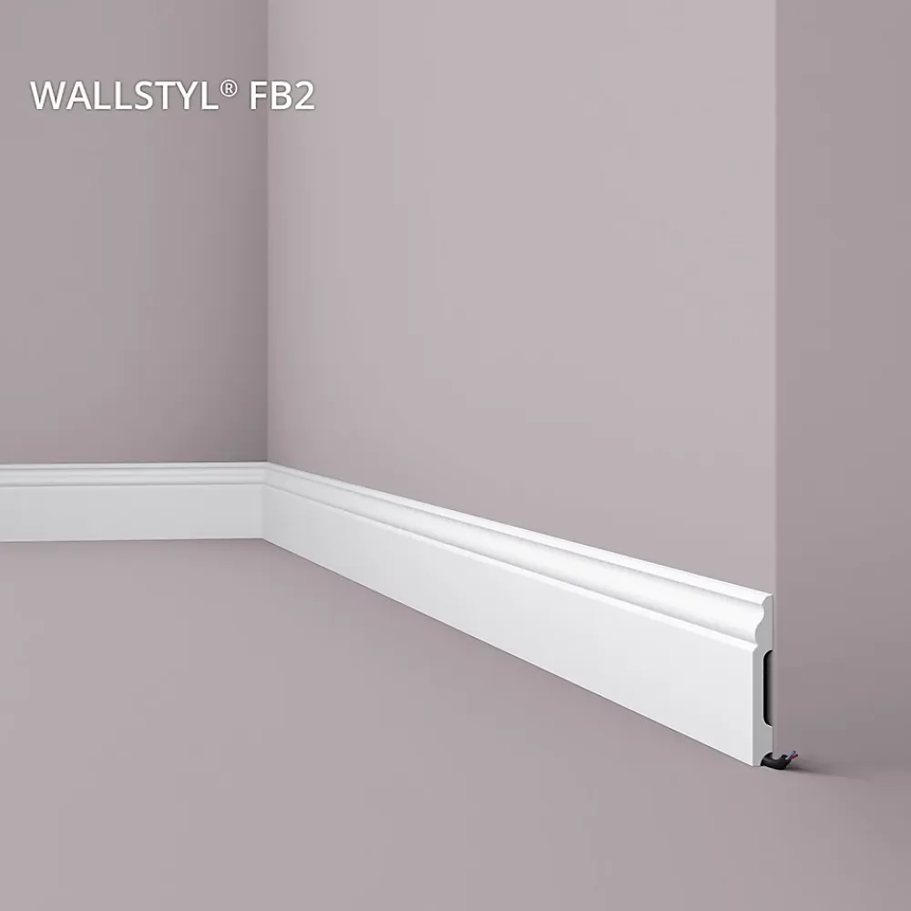 Noel & Marquet Plinthe NMC WALLSTYL FB2 Profil de décoration- Plinthe Pour Parquet Et Stratifié