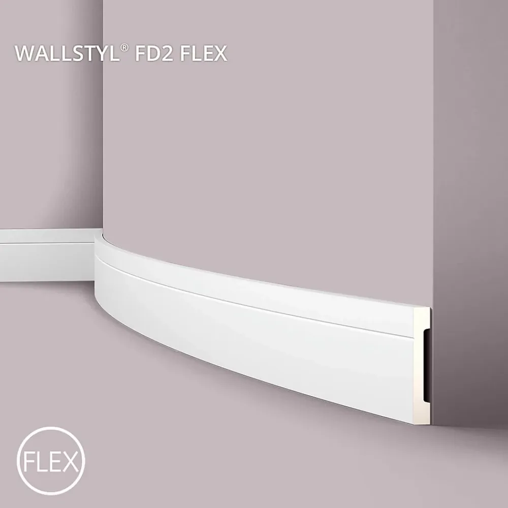 Noel & Marquet Plinthe Pour Parquet Et Stratifié<Plinthe NMC WALLSTYL FD2 Flex Moulure décorative Moulure en stuc