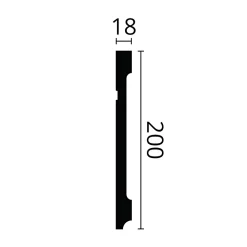Noel & Marquet Plinthe NMC WALLSTYL FD20 Profil de décoration- Plinthe Pour Parquet Et Stratifié