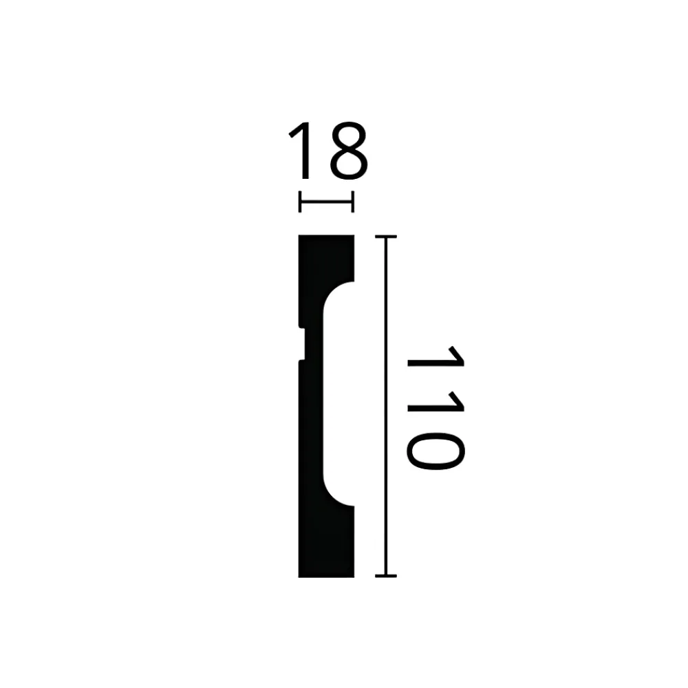 Noel & Marquet Plinthe Pour Parquet Et Stratifié<Plinthe NMC WALLSTYL FD11 Profil de décoration