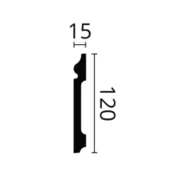 Noel & Marquet Plinthe Pour Parquet Et Stratifié<Plinthe NMC WALLSTYL FL2 Flex Moulure décorative flexible