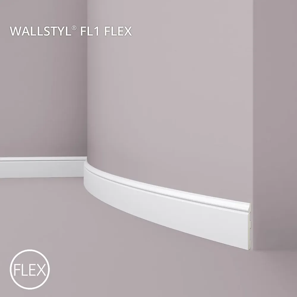 Noel & Marquet Plinthe Pour Parquet Et Stratifié<Plinthe NMC WALLSTYL FL1 Flex Moulure décorative flexible