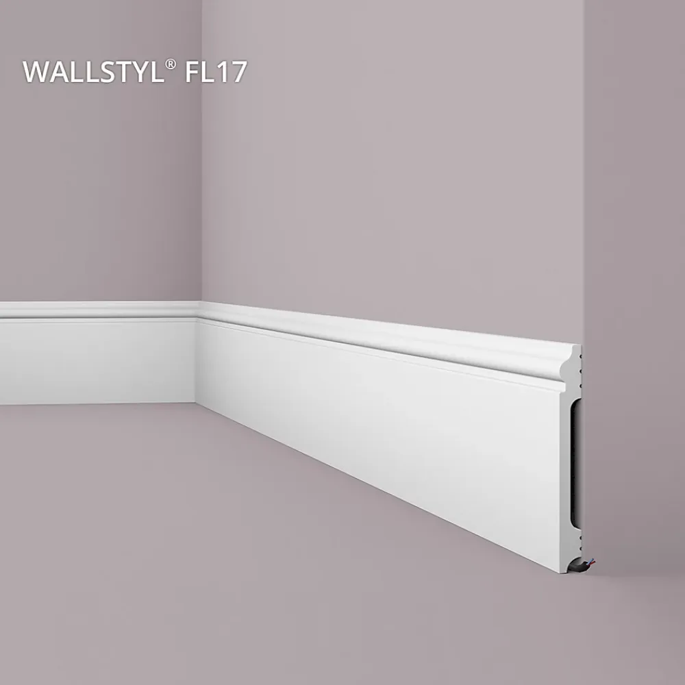 Noel & Marquet Plinthe NMC WALLSTYL FL17 Profil de décoration- Plinthe Pour Parquet Et Stratifié