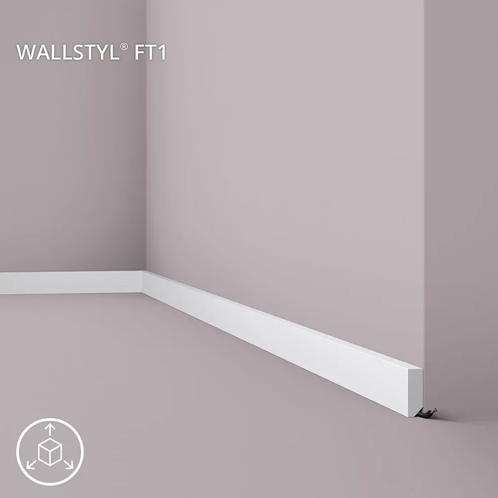 Noel & Marquet Plinthe NMC WALLSTYL FT1 Moulure décorative Cimaise Moulure frise- Moulure
