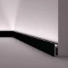 Noel & Marquet Plinthe Pour Parquet Et Stratifié<Plinthe NMC WALLSTYL IL10 BLACK Moulure décorative Moulure en stuc Éclairage indirect
