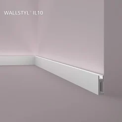 Noel & Marquet Plinthe Pour Parquet Et Stratifié<Plinthe NMC WALLSTYL IL10 Moulure décorative Corniche de plafond Éclairage indirect